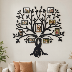 The Family Tree - Wall Decor Photo Frames ( 9 Photo Frames )