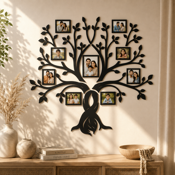 The Family Tree - Wall Decor Photo Frames ( 9 Photo Frames )