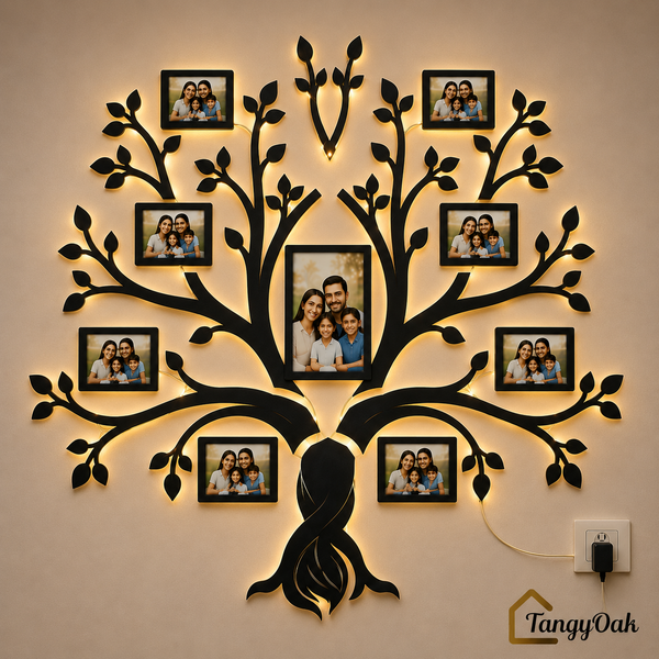 The Family Tree - Wall Decor Photo Frames ( 9 Photo Frames )