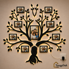 The Family Tree - Wall Decor Photo Frames ( 9 Photo Frames )
