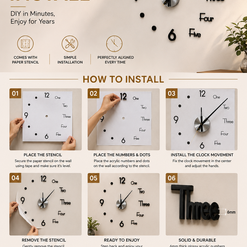 Asteroid - Wall Clock