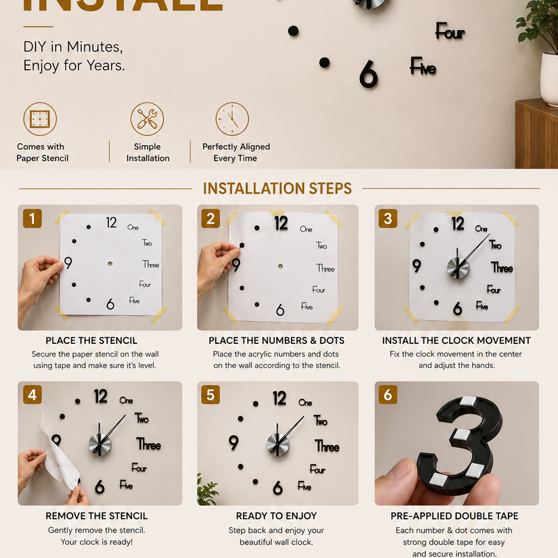 Asteroid - Wall Clock