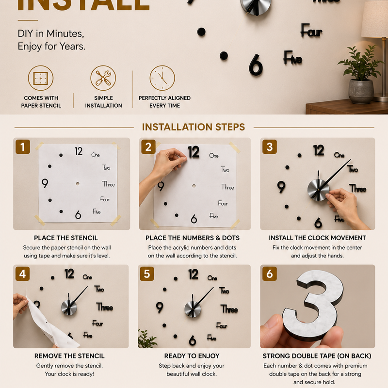 Asteroid - Wall Clock