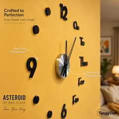 Asteroid - Wall Clock