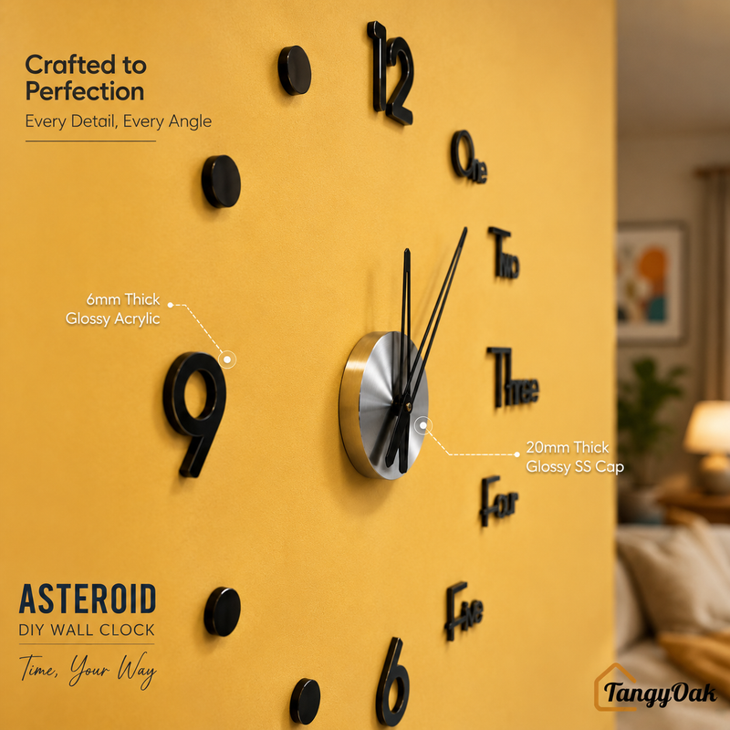 Asteroid - Wall Clock
