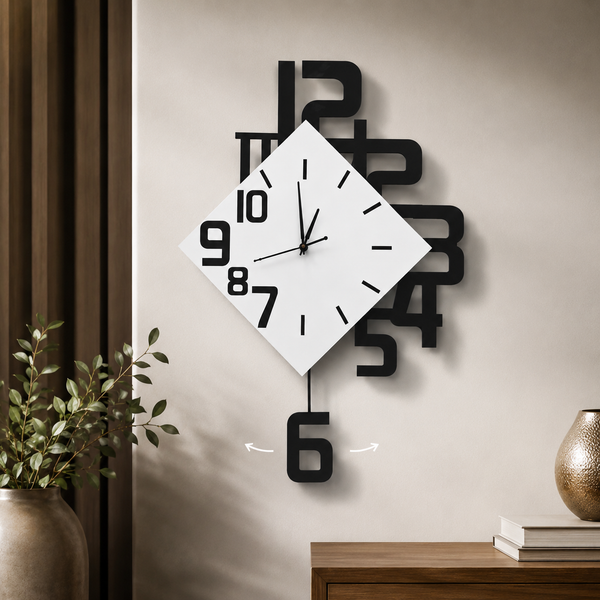Modern - Pendulum Wall Clock
