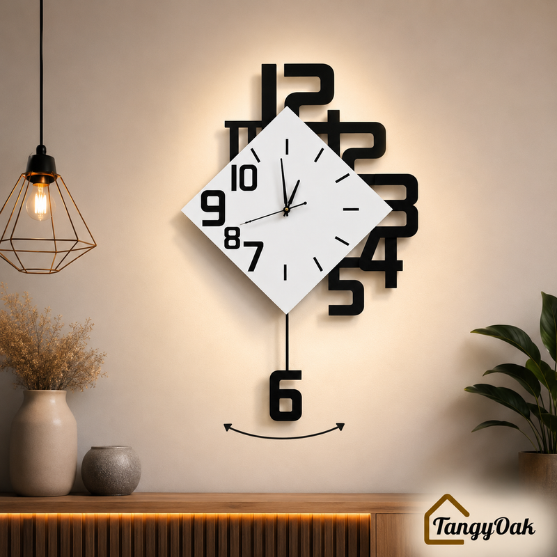 Modern - Pendulum Wall Clock