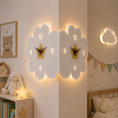 Flower - Double Sided Wall Clock