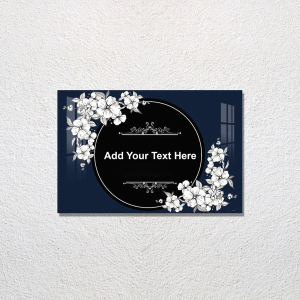 Sunflower Rectangle Name Plate