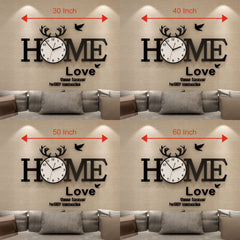 Home Love - Wall Clock