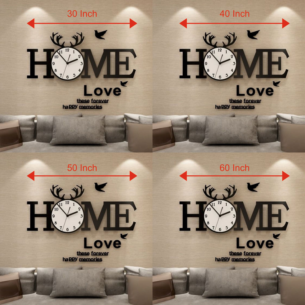 Home Love - Wall Clock