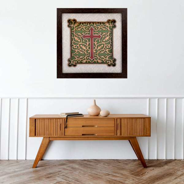 Jesus Cross - Premium Wood Art Photo Frame