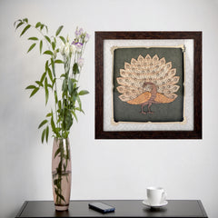 Peacock - Premium Wood Art Photo Frame