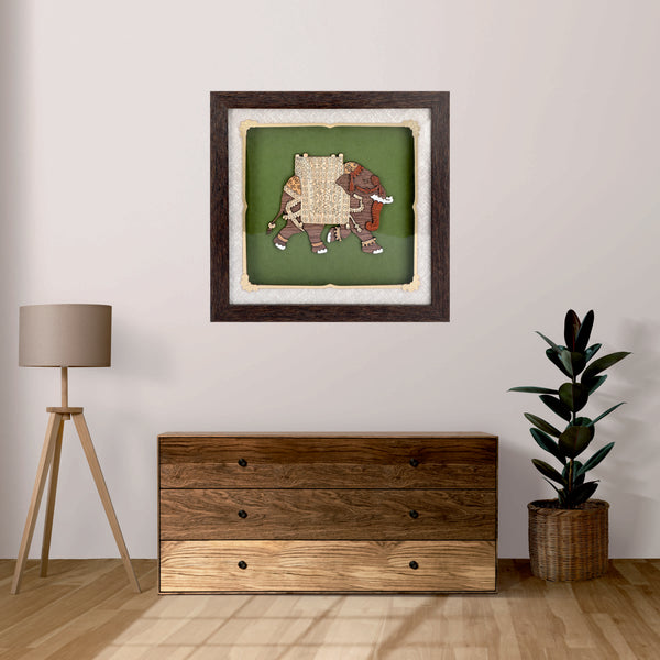 Royal Elephant - Premium Wood Art Photo Frame