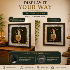Bharat Natyam - Premium Wood Art Photo Frame