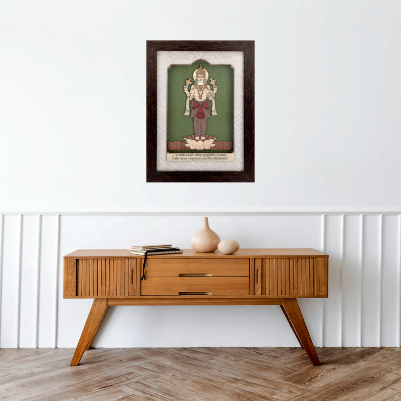 Dhanvantri - Premium Wood Art Photo Frame
