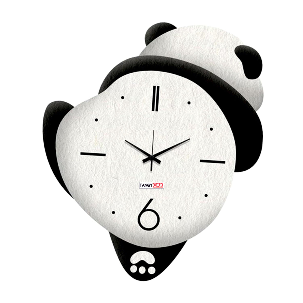 Lazy Panda - Pendulum Wall Clock
