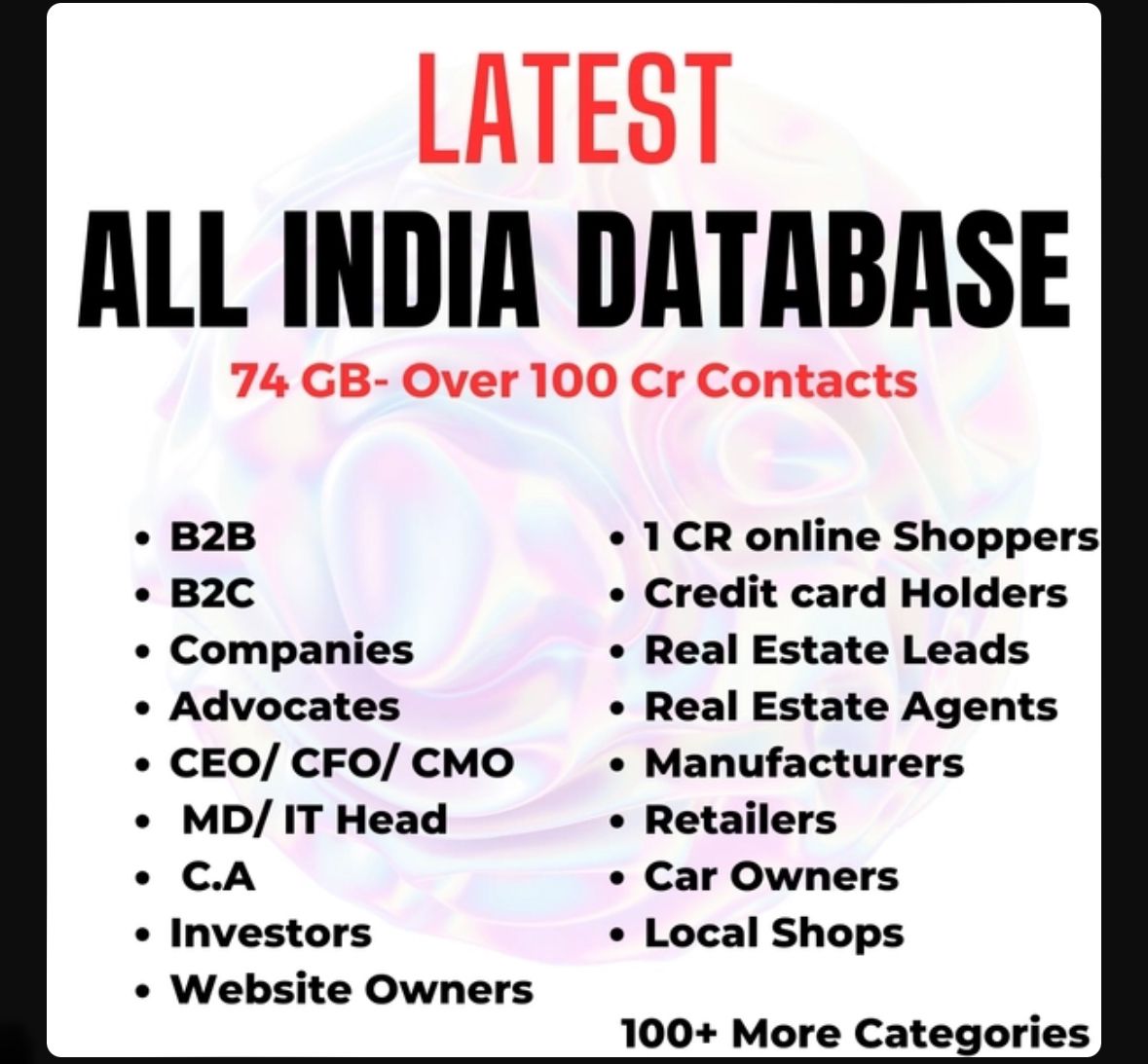 Unlock 10X Business Growth with All INDIA Database file