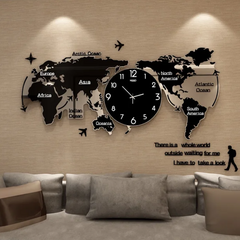 World Map - Wall Clock