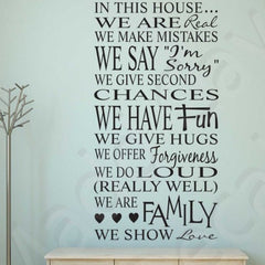 My Family - Wooden Acrylic Wall Decor || Wall Hanging