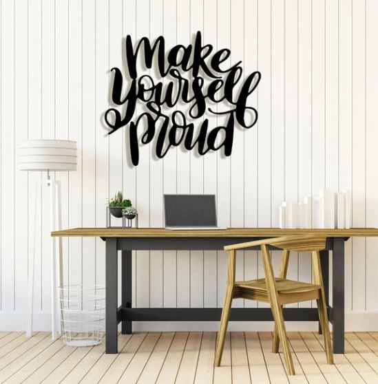 Proud - Wooden Acrylic Wall Decor || Wall Hanging
