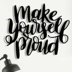 Proud - Wooden Acrylic Wall Decor || Wall Hanging