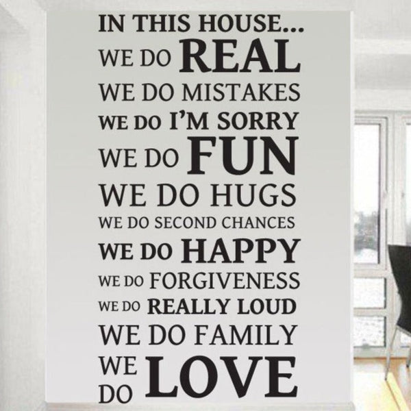 Home Rules - Wooden Acrylic Wall Decor || Wall Hanging