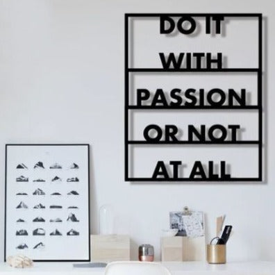 Passion - Wooden Acrylic Wall Decor || Wall Hanging