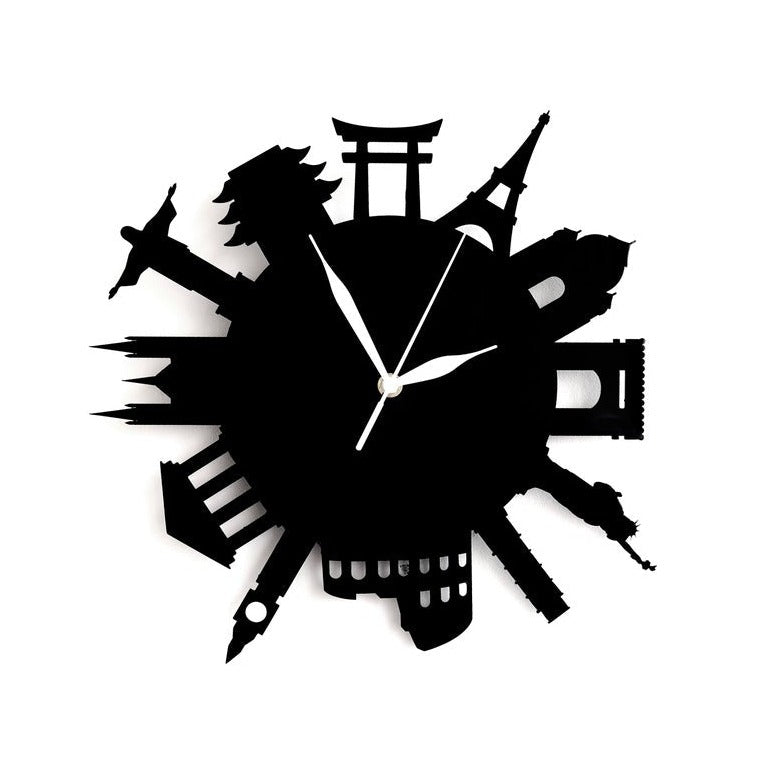 Seven Wonders - Wall Clock