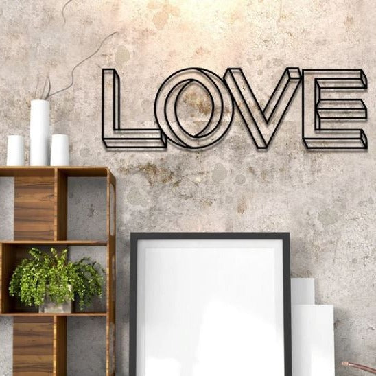 3D LOVE - Wall Art