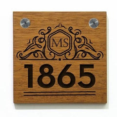 Iroko - Name Plate