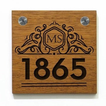 Iroko - Name Plate
