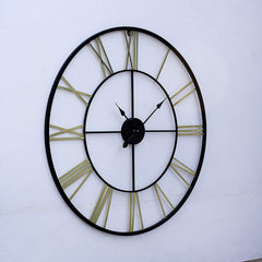 Golden Roman - Wall Clock