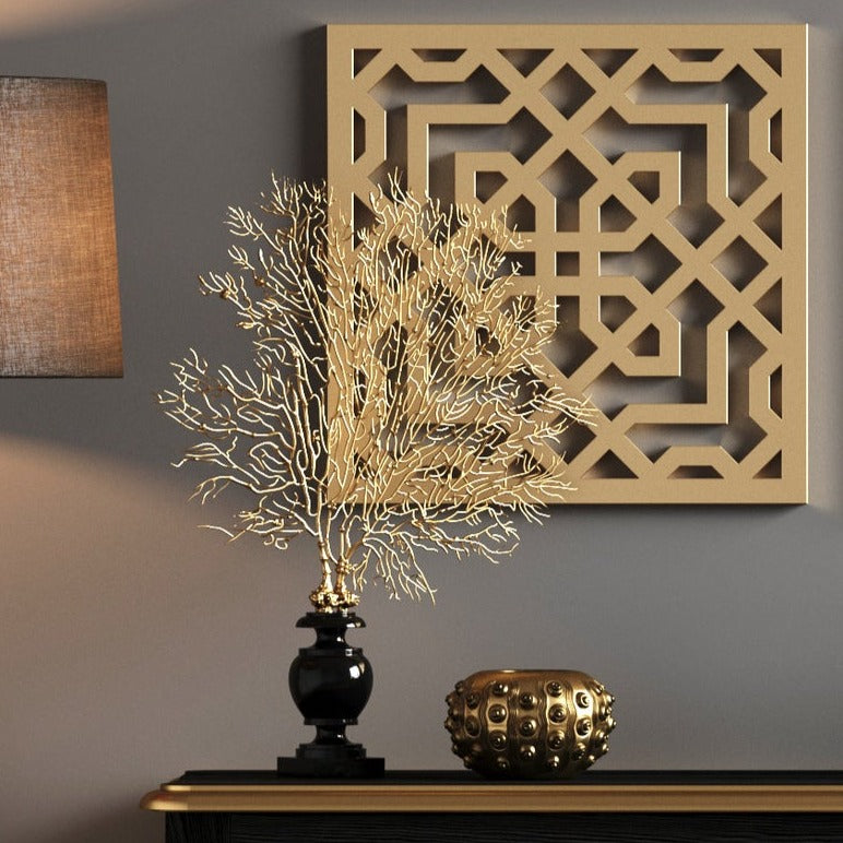 Geometric - Wooden Acrylic Wall Decor || Wall Hanging