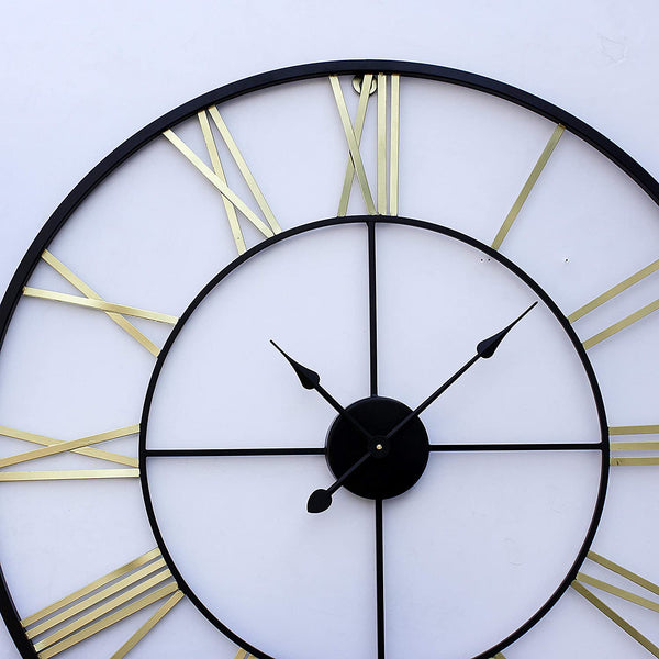 Golden Roman - Wall Clock