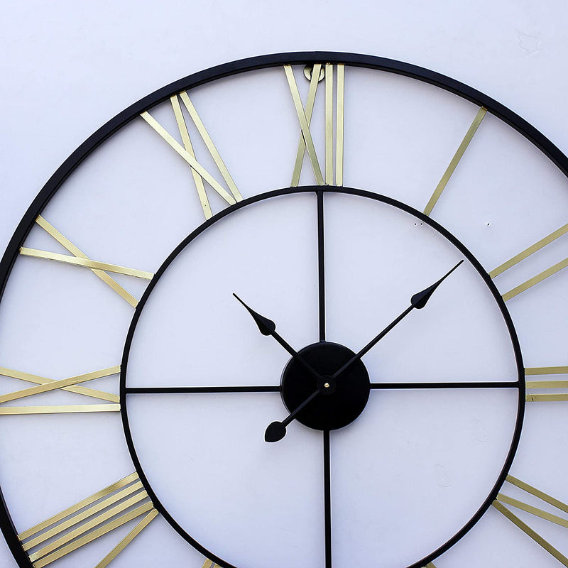 Golden Roman - Wall Clock