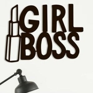 GIRL BOSS - Wooden Acrylic Wall Decor || Wall Hanging