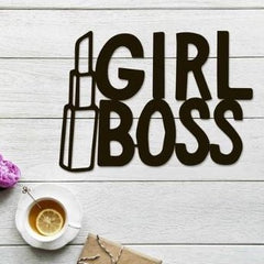 GIRL BOSS - Wooden Acrylic Wall Decor || Wall Hanging