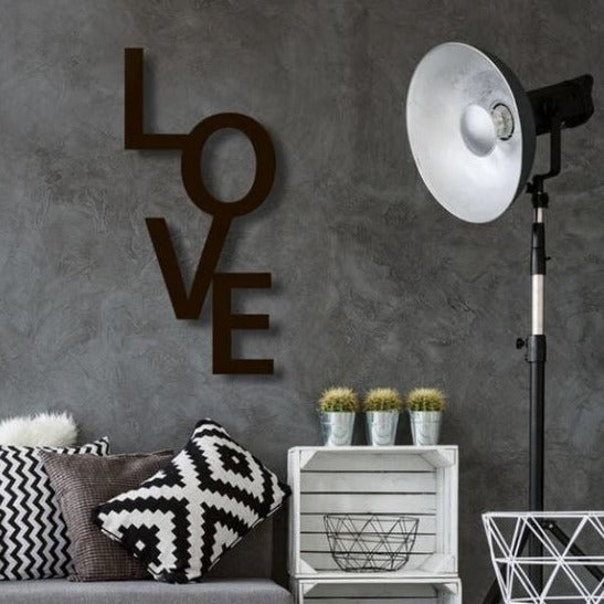 LOVE vertical - Wooden Acrylic Wall Decor || Wall Hanging
