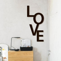 LOVE vertical - Wooden Acrylic Wall Decor || Wall Hanging