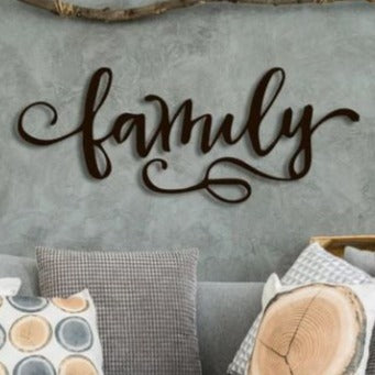 Family - Wooden Acrylic Wall Decor || Wall Hanging