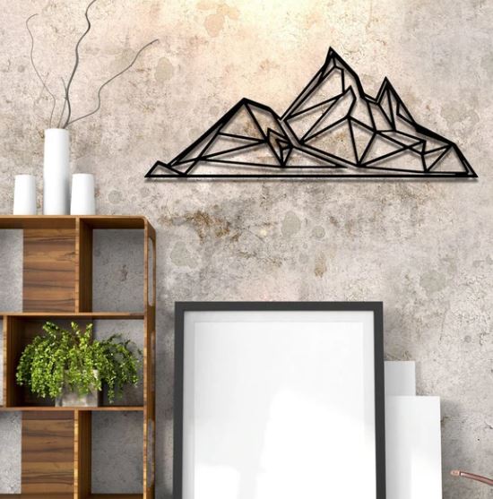 Plateau - Wooden Acrylic Wall Decor || Wall Hanging