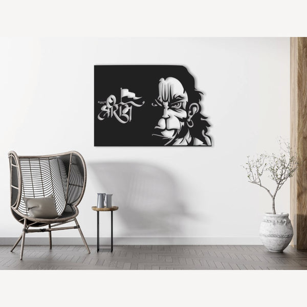 Bajrang Bali - Wooden Acrylic Wall Decor || Wall Hanging