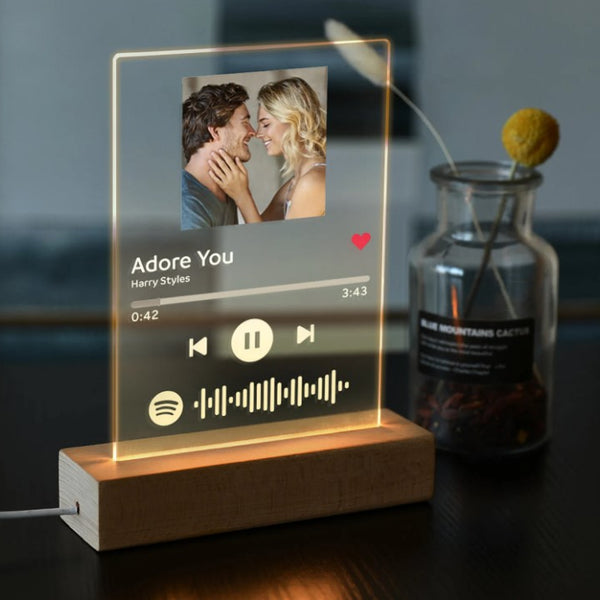Couple Gift - Spotify Lamp + 2 Keychain