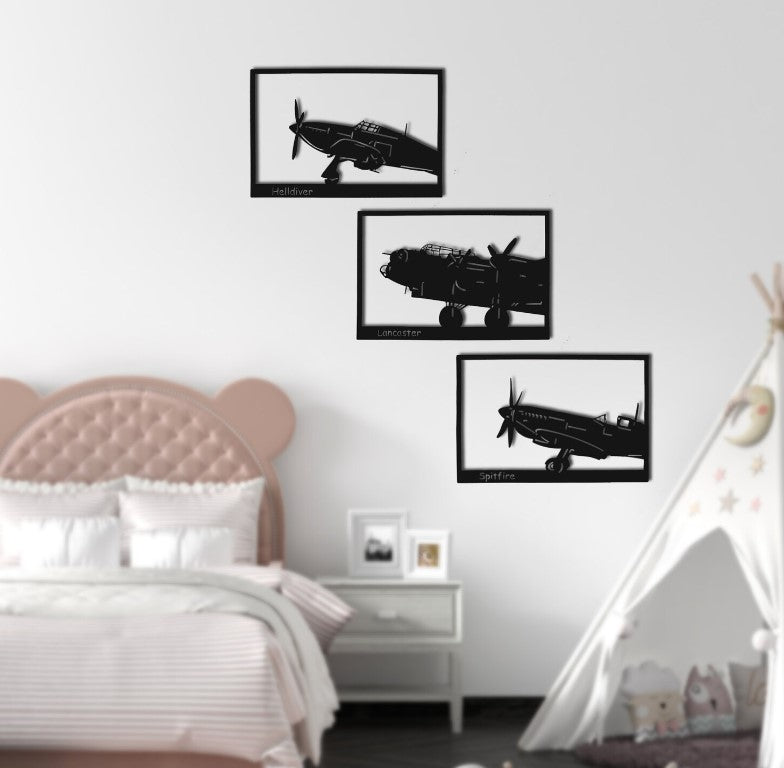 Air Planes - Wooden Acrylic Wall Decor || Wall Hanging