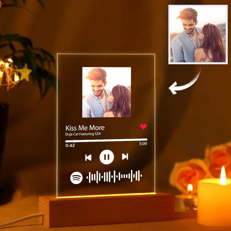 Couple Gift - Spotify Lamp + 2 Keychain