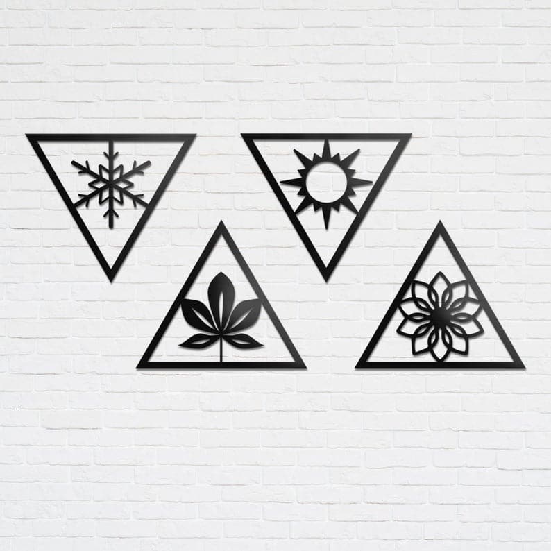 Nature - Wooden Acrylic Wall Decor || Wall Hanging