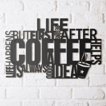 Coffee - Wooden Acrylic Wall Decor || Wall Hanging