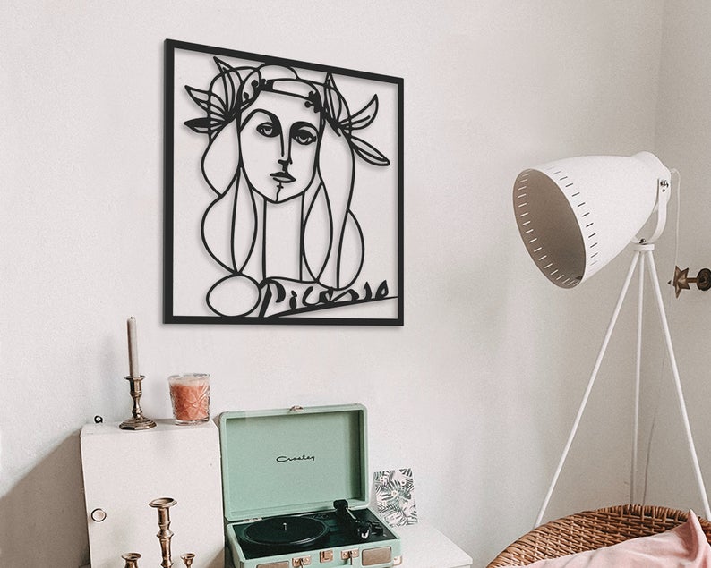 Picasso - Wooden Acrylic Wall Decor || Wall Hanging