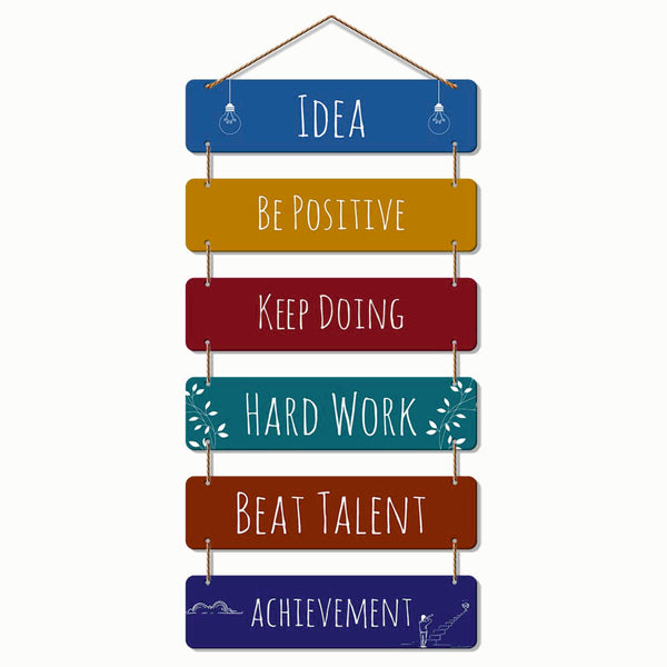 Wisdom Words - Wooden Acrylic Wall Decor || Wall Hanging